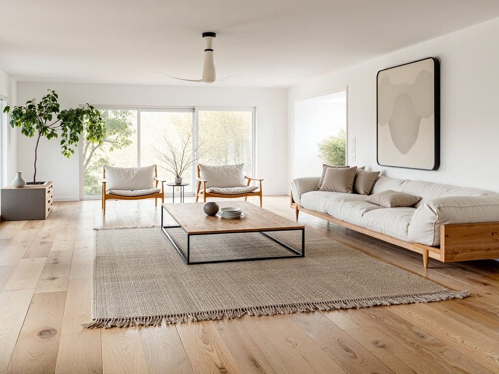 Japandi Stillness — example room rendered by Livd