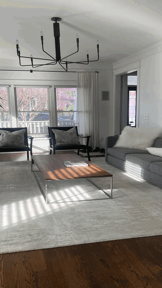 Livd app demo — rendering a coastal living room